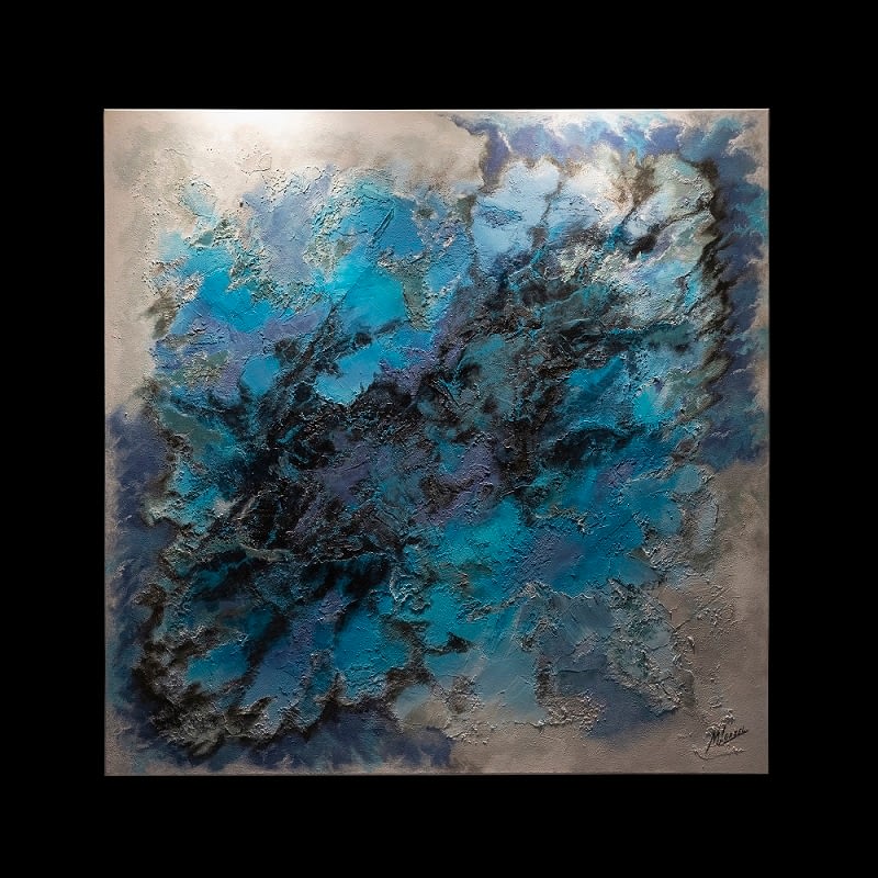 Abstraction Florale 100 x 100